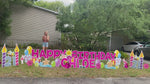Load and play video in Gallery viewer, Celebrate Birthdays! Lawn Display Signs
