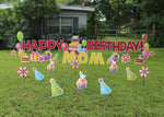 Load image into Gallery viewer, Birthday Celebration Outdoor Lawn Signs
