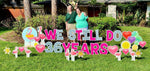 Load image into Gallery viewer, Wedding Aiinversary Yard Lawn Signs
